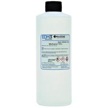 EDM 3 LLC Methanol, 70% 16 oz. - M-631197-1003 - Each