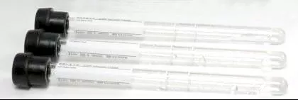 Elitech Group Inc Excyte Non-Vacuum Tube Sedimentation Tube Westergren Erythrocyte Sedimentation (ESR) Sodium Citrate Additive 8 X 120 mm 1 mL Black Conventional Closure Glass Tube - M-958115-1617 - Box of 50