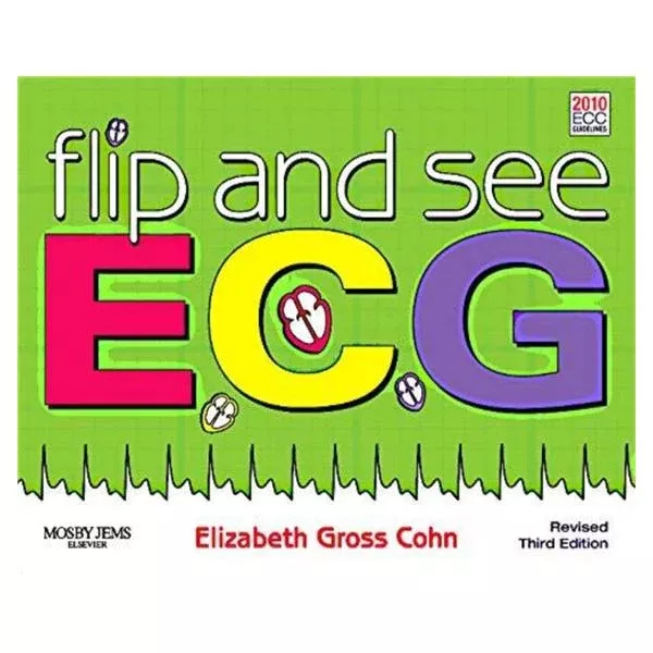 Elsevier Book Educational Flip and See ECGs 3rd Edition Ea