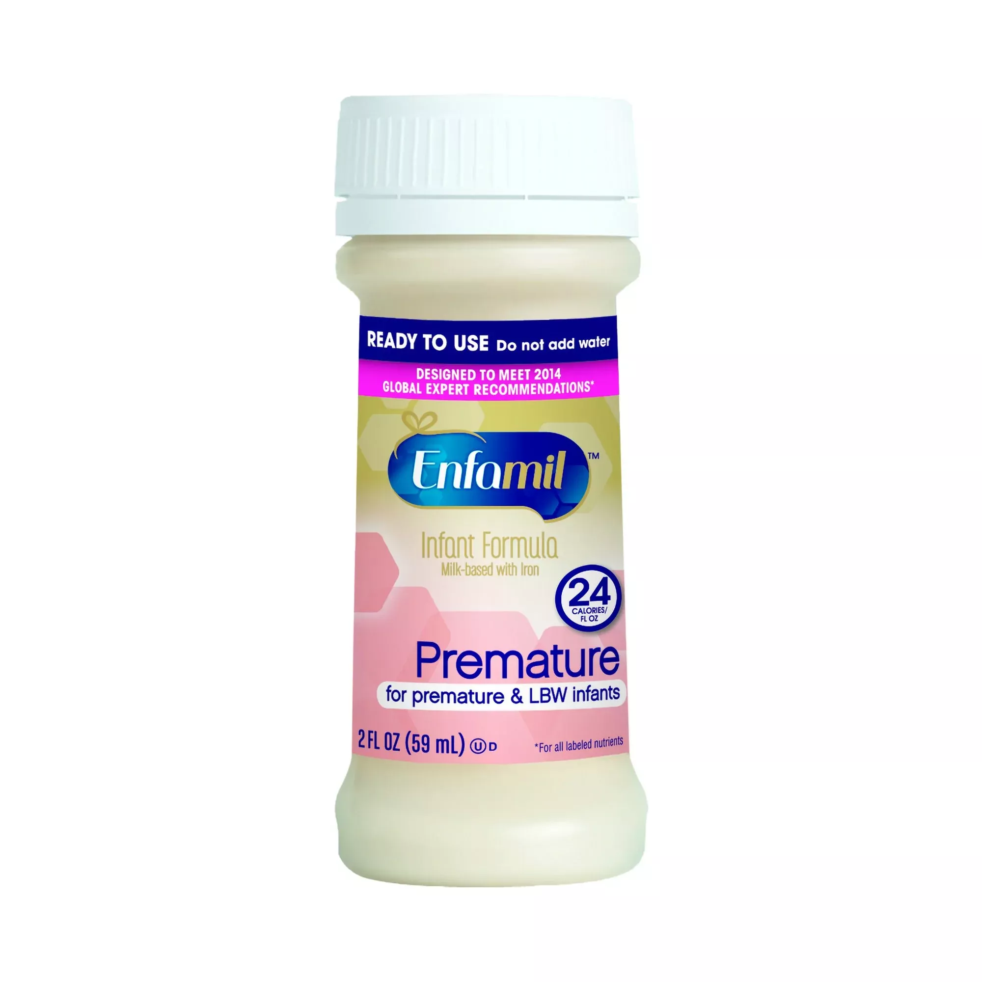 Enfamil Premature with Iron Infant Formula, 2-ounce Nursette Bottle