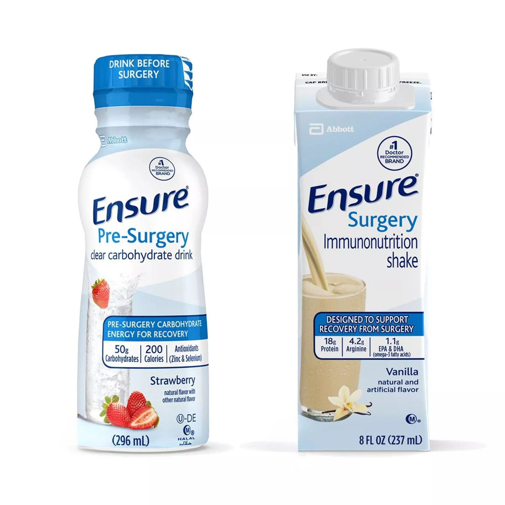Ensure Pre-Surgery Carbohydrate Drink & Surgery Immunonutrition Shake Bundle
