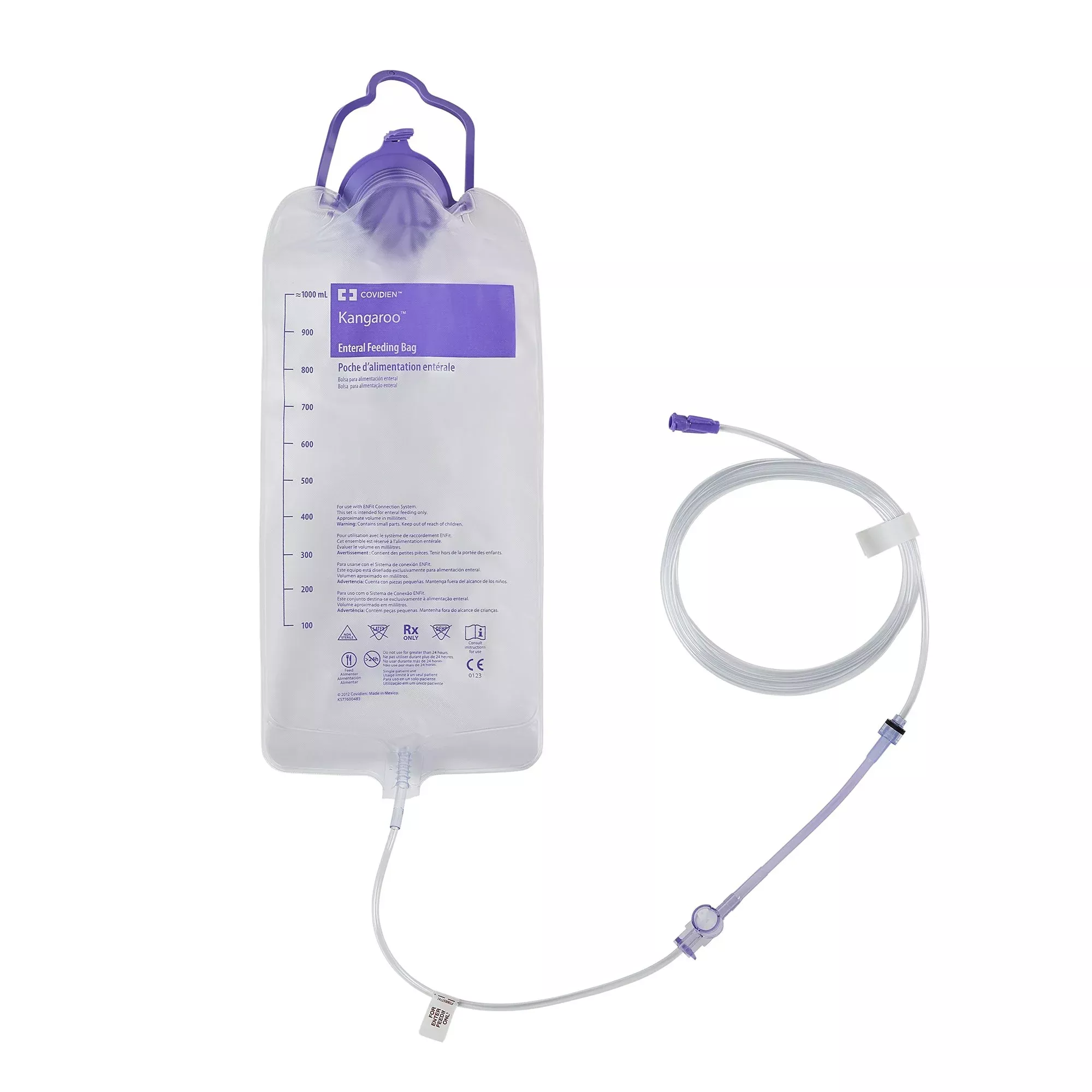 Enteral Feeding Pump without ENFit Transitional Adapter Kangaroo™ Joey 1000 mL PVC NonSterile| Cardinal 763656