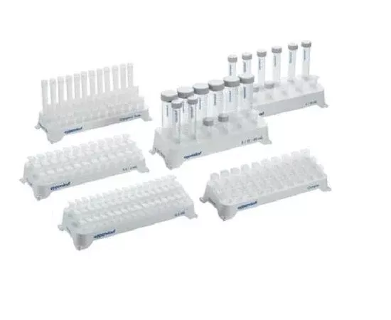 Eppendorf North America Benchtop Test Tube Rack 36 Place 1.5 mL / 2 mL Tube Size White - M-1131409-2254 - ST/1