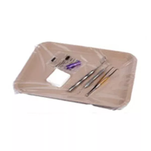Essentials Healthcare Products Barrier Tray Essentials 10.5 in x 14 in Clear 500/Bx, 6 BX/CA (101ES)
