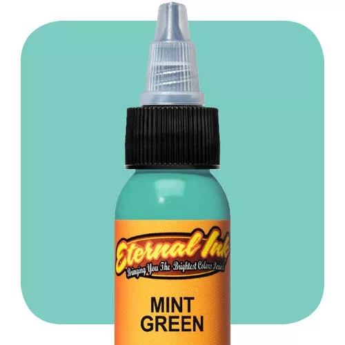 Eternal Mint Green Tattoo Ink, 1oz, Each, Ink-Eternal_032-1oz