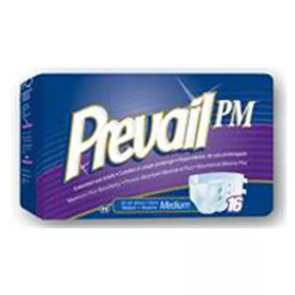 First Quality Products Brief Prevail Adult Unsx Lg 45-58" Ovrnght Odor Guard White 72/Ca