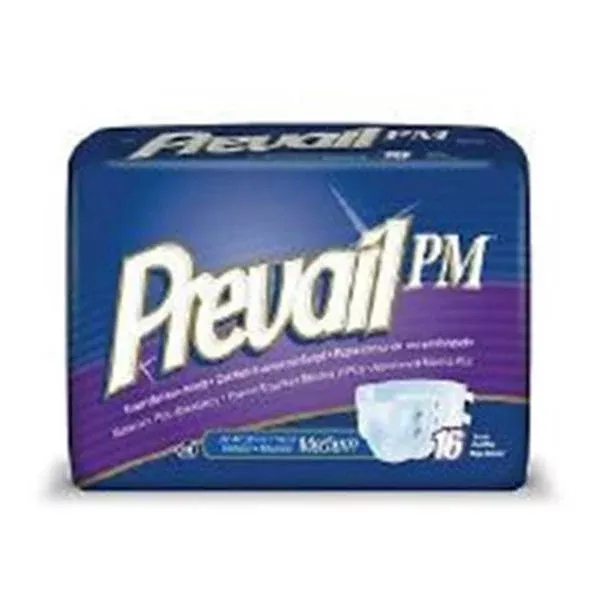 First Quality Products Brief Prevail PM Adult Unsx XL 59-64 Ext Use Odr Grd White 60/Ca