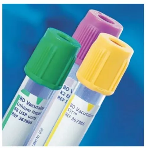 Fisher Scientific BD Vacutainer Venous Blood Collection Tube Coagulation Tube Sodium Citrate Additive 13 X 75 mm 1.8 mL Blue BD Hemogard™ Closure Polyethylene Tube - M-1126388-4139 - Pack of 1