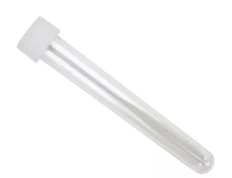 Fisher Scientific Caplugs™ Test Tube Round Bottom Plain 13 X 100 mm 8 mL Without Color Coding Screw Cap Polystyrene Tube - M-555541-4021 - Case of 500
