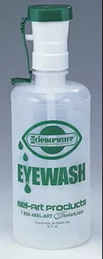 Fisher Scientific Eye Wash Bottle Bel-Art* 16oz., Snap-On Cap - M-241865-626 - Each