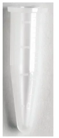 Fisher Scientific Fisherbrand™ Microcentrifuge Tube Conical Bottom Plain 13 X 40 mm 1.5 mL Without Color Coding Snap Cap Polypropylene Tube - M-951662-2480 - Pack of 250