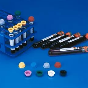 Fisher Scientific Fisherbrand Sav-It Tube Closure Elastomer Copolymer Plug Cap Green 12 mm / 13 mm For 12 mm and 13 mm Tubes NonSterile - M-411266-3772 - Pack of 1000