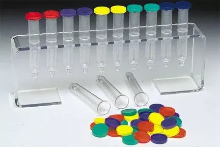 Fisher Scientific Fisherbrand UriSystem™ Tube Closure Plastic Snap Cap Blue For Standard UriSystem Tubes NonSterile - M-547768-708 - Case of 500