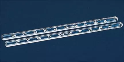 Fisher Scientific Fisherbrand™ Wintrobe Tube Erythrocyte Sedimentation Rate (ESR) Plain 3 X 115 mm 1 mL Without Color Coding Without Closure Glass Tube - M-359373-374 - Pack of 200