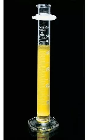 Fisher Scientific Graduated Cylinder Pyrex™ Class A Borosilicate Glass 500 mL (16 oz.) - M-1127663-697 - Case of 1