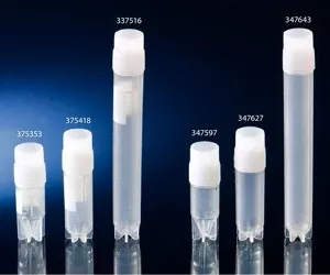 Fisher Scientific Nunc™ Cryogenic Tube Round Bottom, Star Foot Style Plain 12.5 X 49 mm 1.8 mL Without Color Coding Screw Cap Polypropylene Tube - M-457057-2830 - Pack of 1