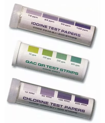 Fisher Scientific PAPER, CHLORINE QAC TEST (200/PK) - M-1134600-2013 - Pack of 200
