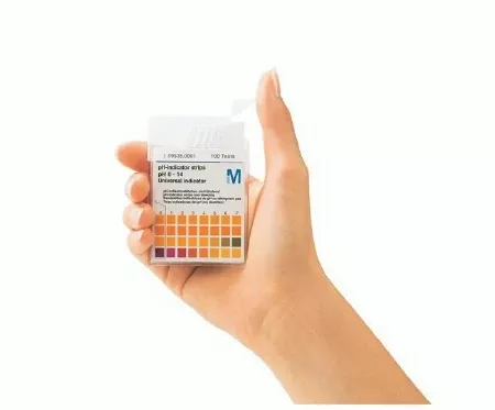 Fisher Scientific pH Indicator Strip EMD Millipore MColorpHast™ Neutralit™ 11 Graduations, 10° to 25°C Storage Requirements, 5 to 10 pH Range - M-898172-4262 - Each
