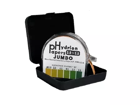 Fisher Scientific pH Paper in Dispenser Hydrion™ 3.0 to 5.5 - M-245200-3232 - Each