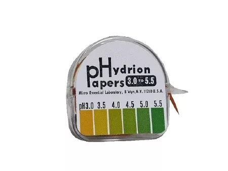 Fisher Scientific pH Paper in Dispenser Hydrion™ 3.0 to 5.5 - M-545663-4405 - Each