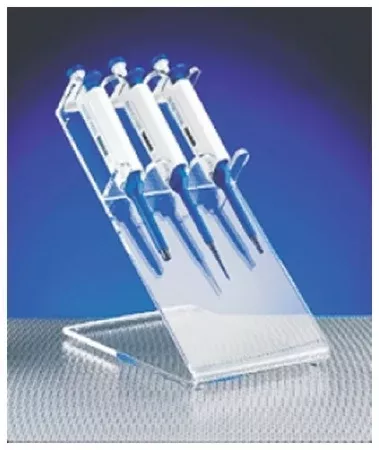 Fisher Scientific Pipette Stand Fisherbrand™ Clear Acrylic, 3-Place, 6 X 8 X 12 Inch - M-955619-4124 - Each
