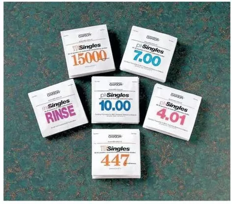 Fisher Scientific Pouch, Buffer Oakton Assortment of pH 4, 7, 10, Buffer and Rinse Solution - M-490689-4870 - Each