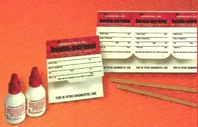 Fisher Scientific Rapid Test Kit Hema-Screen™ Stat Colorectal Cancer Screening Fecal Occult Blood Test (FOBT) Stool Sample 50 Tests - M-509325-4048 - Pack of 50