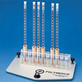 Fisher Scientific Sedimentation Tube Sediplast Clear Tube with Ventilation Cap, Sodium Citrate Additive For Sediplast Autozero ESR System - M-318594-1816 - Pack of 100
