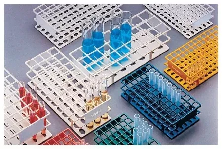 Fisher Scientific Test Tube Rack Nalgene™ Unwire™ 24 Place 30 mm Tube Size Orange 3-3/5 X 4-1/4 X 11 Inch - M-1003007-1889 - Each