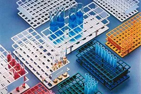 Fisher Scientific Test Tube Rack Nalgene™ Unwire™ 40 Place 20 mm Tube Size Orange 250 X 102 X 83 mm - M-565787-745 - Each