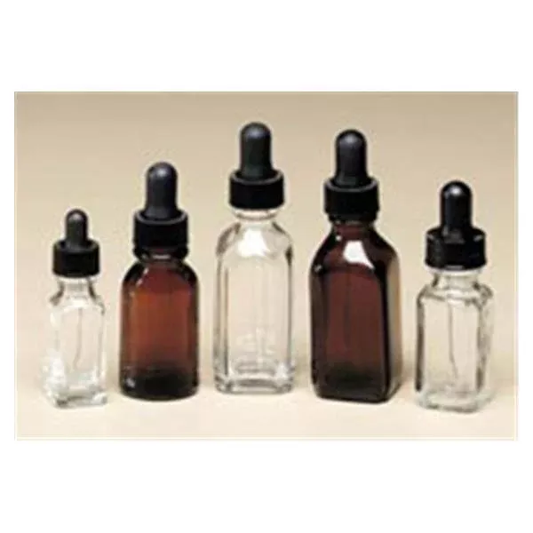 Fisher ScientificBottle Dropper Glass Clear 15mL 12/Pk