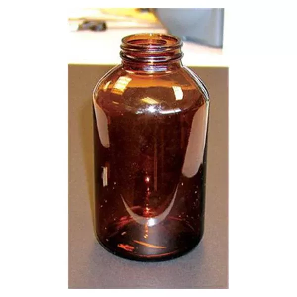 Fisher ScientificBottle General Purpose Fisherbrand Glass Wide 500mL Amber 12/Ca