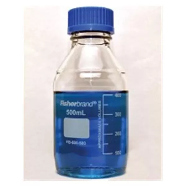Fisher ScientificBottle Media Glass 500mL Natural 10/Ca