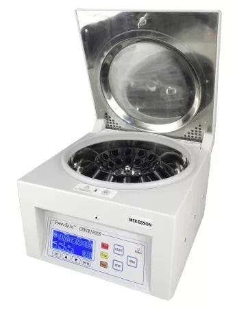 Fixed Angle Centrifuge McKesson 24 Place Fixed Angle Rotor Digital variable speed control with speed range from 500 RPM to 4,000 RPM - M-1047230-4514 - Each