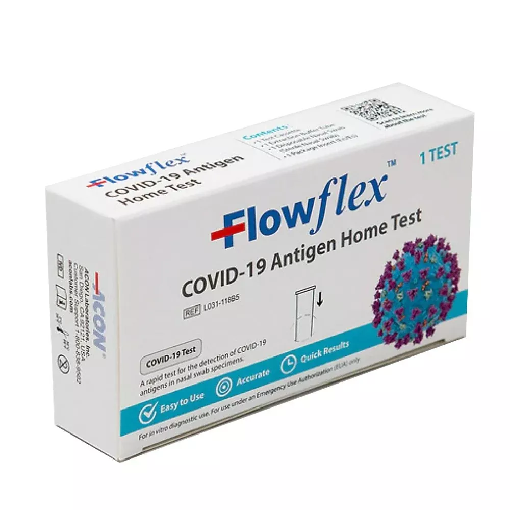 FlowFlex Covid-19 Antigen Home Test, Includes 1 Tests