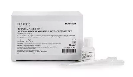Flu Test Accessory Set Consult™ 1 Bottled Extraction Reagent, 5 mL, 50 Transfer Pipettes, 1 Procedure Card For use with McKesson Influenza Test - M-1077692-3979 - Kit of 1