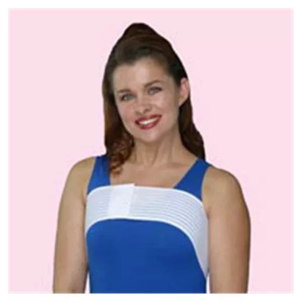 Frank StubbsBra Bandeau Breast One Size White 10/Bx