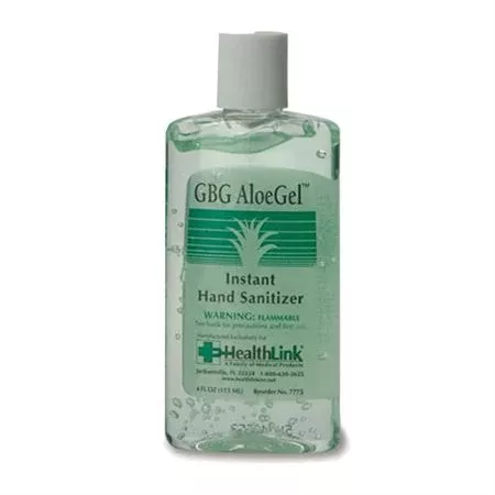 GBG AloeGel Instant Hand Sanitizer 4oz Flip Top Bottle