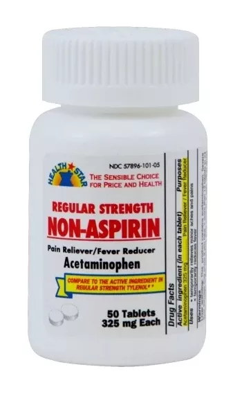 Geri-Care Pharmaceuticals Acetaminophen 325mg Tablets 50/Bt