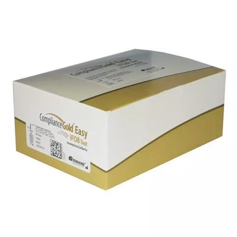 Germaine Laboratories Inc Rapid Test Kit Compliance Gold iFOB Easy Colorectal Cancer Screening Fecal Occult Blood Test (iFOB or FIT) Stool Sample 30 Tests - M-906683-4776 - Box of 30