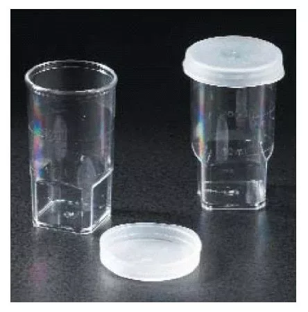 Globe Scientific Blood Cell Counter Vial 20 mL, With Snap Cap Hematology Analyzer - M-541884-2746 - Case of 1000