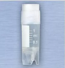 Globe Scientific Cryogenic Vial CryoClear™ Thermoplastic Elastomer 1 mL Screw Cap - M-926057-3757 - Case of 500