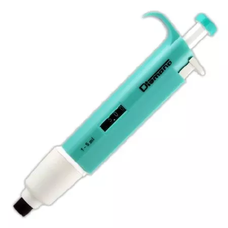 Globe Scientific Diamond Adjustable Volume Pipettor 1 to 5 mL - M-465152-2433 - Each