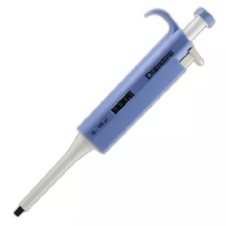 Globe Scientific Diamond Adjustable Volume Pipettor 10 to 100 µL - M-542081-1959 - Each