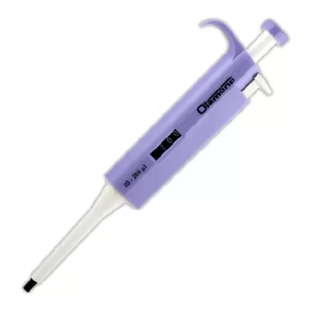 Globe Scientific Diamond Adjustable Volume Pipettor 20 to 200 µL - M-542082-1790 - Each