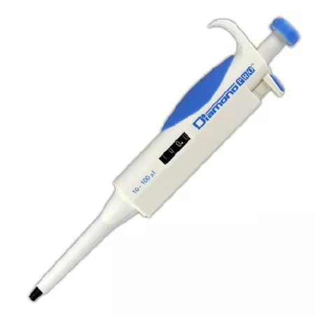 Globe Scientific Diamond PRO™ Adjustable Volume Pipettor 10 to 100 µL - M-730121-2389 - Each