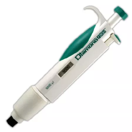 Globe Scientific Diamond PRO™ Fixed Volume Pipettor 5,000 μL - M-734172-144 - Each