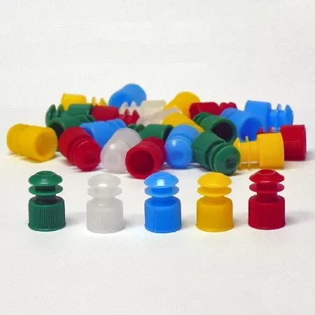 Globe Scientific Globe Scientific Tube Closure Polyethylene Flanged Plug Cap Red 12 mm For 12 mm Tubes NonSterile - M-537503-167 - Bag of 1000