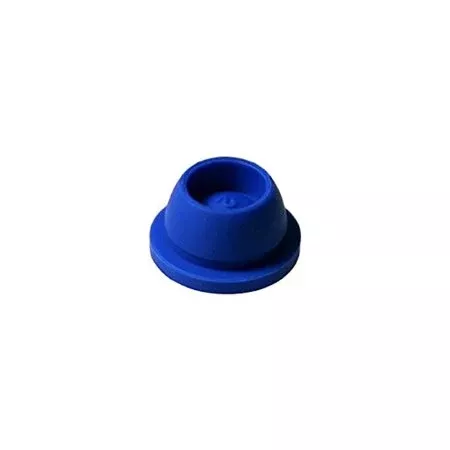 Globe Scientific Globe Scientific Tube Closure Thermoplastic Elastomer Pierceable Plug Cap Blue 13 mm For 13 mm Vacuum and Test Tubes NonSterile - M-761317-3052 - Bag of 1000