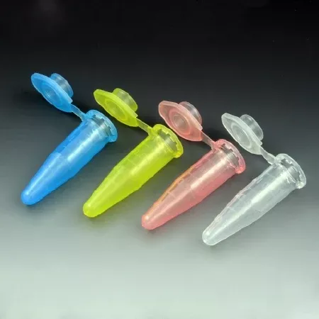 Globe Scientific Microcentrifuge Tube Conical Bottom Plain 1.5 mL Without Color Coding Snap Cap Polypropylene Tube - M-537783-54 - Case of 1000